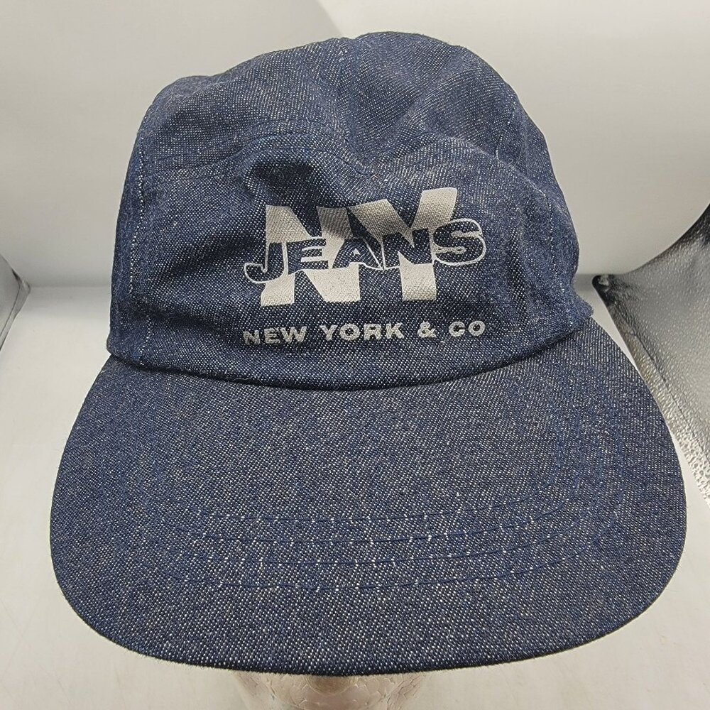 NY Jeans New York Co Denim Cap Adults Blue Hat Fashion Going Out Casual Comfort